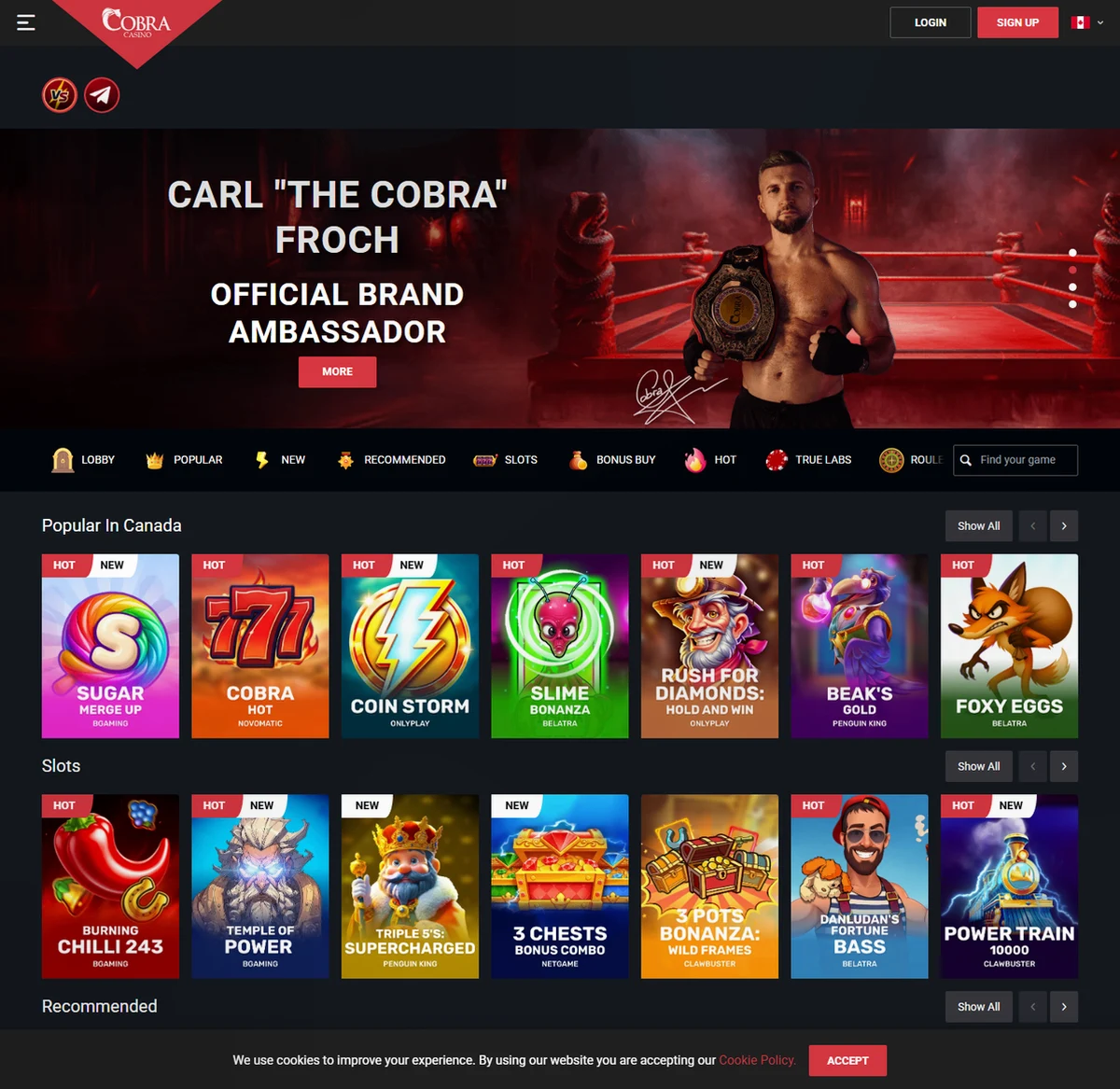 cobra casino